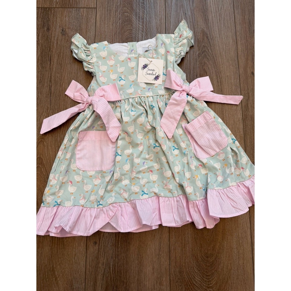 Seaux Smocked NWT Silly Goose Dress